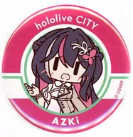 AZKi "Virtual YouTuber Hololive hololiveCITY ATTRACTIONS metal badge"