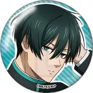 Hishishi Rin "Blue Rock Trading metal badge Nekobi ver."