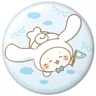 Shirotan (Cinnamoroll) "Shirotan × Sanrio Character Couple's Trading Okame metal badge"