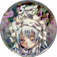 Iron Maiden Jeanne Hologram metal badge "eeo KUJI Shaman King" C Prize