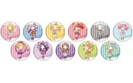 Conjunto de 11 tipos "Aikatsu! Trading metal badge 04. Graph Art Illustration"