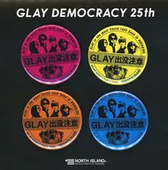 GLAY 缶バッジセット(4個組) 「GLAY DEMOCRACY展」