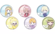 6-type set "TIGER & BUNNY2 metal badge 06. retro. (Candy art illustration)"
