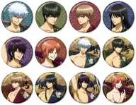 Conjunto de 12 tipos "Gintama Illustrated Japanese Dressing Ver. Trading metal badge"