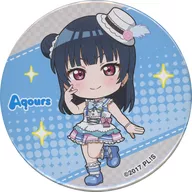 Yoshiko Tsushima "Different-Dimensional Festival idol Master ★ Love Live! Singing Contest Event Official Trading metal badge Love Live! Sunshine! ver."