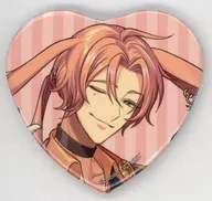 Rouge (Normal) "Wonder Tea Party Heart metal badge"