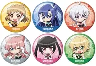 6-Type Set "SENKIZESSHOU SYMPHOGEAR XV Trading Kira Kira metal badge"