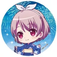 Kō Uzuki "Rare Maji metal badge 33. Yukata ver. Mini Character Illustration".