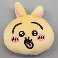 Usagi (tongue-sticking) Nakayoshi Plush toy badge "Chii Kawa is so small and cute Super-Majokaru Chii Kawa" goods Purchase benefits