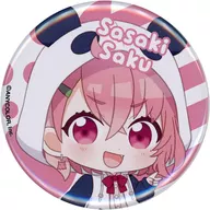 Saki Sasaki metal badge (Renewal) "Virtual YouTuber Ni Jisanji Jisanji Puchi 1st renewal"