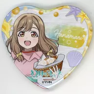 Hanamaru "iGo Collaboration Cafe John of the Phantom Day -SUNSHINE in the MIRROR-Heart metal badge (John Marine Party of the Phantom Day)"