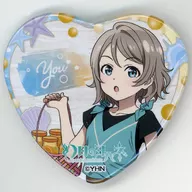 Yo "GiGo Collaboration Cafe John of the Phantom Day -SUNSHINE in the MIRROR - Heart metal badge (John of the Phantom Day Marine Party)"