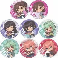 8-type set "There is a hole in student council! Trading metal badge Mini Character" TSUTAYA only