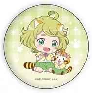 Karin & Lascar "Rakudai Witch Fuuka and the Witch of the Darkness × Lascar metal badge 01. Official illustration"