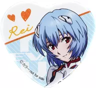 [A la Carte] Rei Ayanami (Plug Suit / Blue) Heart metal badge "NEON GENESIS EVANGELION EVANGELION Chocolate Crunch Box Ray" Bundled item