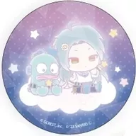 オリオン×ハンギョドン(ミニキャラ) 「夢王国と眠れる100人の王子様×サンリオキャラクターズ サンリオアニメストア出張所 in マルイ ホログラム缶バッジ(65mm) 02.描き下ろし」