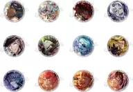 Normal 12-type set "Yumeshokunin to Wasureji no Black Fairy Trading hot stamping metal badge Vol. 9"