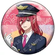 Sengiri Hyoma (full color) "Blue Rock metal badge Collection Pilot"