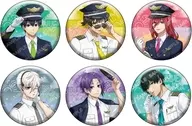 "Blue Rock metal badge Collection Pilot" full color 6-type set