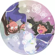 Hyosuke Kukuchi & Kanemon Obama metal badge "Nintama Rantaro Dream metal badge Making bubbles!" Challenge Prize