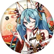 Hatsune Miku (Yokitsune / um e) Hyakki Yagyo BIG Can Badge "VOCALOID"