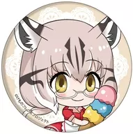 Siberian lynx "Kemono Friends metal badge 14. Cafe ver. (Photo Kyara Illustration)"