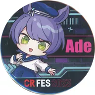 Ade (Crazy Raccoon) metal badge (normal) "CR FES 2023" metal badge KUJI prize