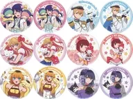 All 12 kinds set metal badge "KUJI Hikido Sugukoko × Sanrio Character Cters Online KUJI" E-prize