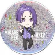 [Single Item] Reo Mikage metal badge (Hologram) "Blue Rock ×PRINCESS CAFE Birthday Goods Set"