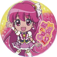 Cure Lovely Pre-Pop De Deka metal badge "HAPINESSCHARGE PRECURE!"
