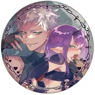 "GUH 20 th anniversary exhibition -with LOVE - metal badge 01. official illustration".