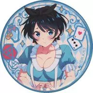 Ruka Sarashina (Bust Up) metal badge "KUJI Kore Kanojo, Okarishimasu ~ Alice in Wonderland ver. ~ 2nd installment" E Prize 03