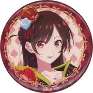 Chizuru Mizuhara (face up) metal badge "KUJI Kore Kanojo, Okarishimasu ~ Alice in Wonderland ver. ~ 2nd installment" E Prize 06