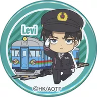 リヴァイ・アッカーマン 缶バッジ 「京都丹後鉄道×進撃の巨人 海を走る 進撃の丹鉄」