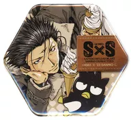Kenrentaisho x Badtz-Maru "Saiyuki x Sanrio Character Stars POP UP SHOP Trading Hexágono metal badge A"