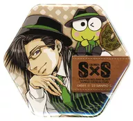 Saiyuki × Keroppi "× Sanrio Character Stars POP UP SHOP Trading Hexágono metal badge A"