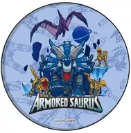 02. Diseño de conjunto B (ilustración oficial) metal badge "Armatosaurus"