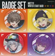 Noctyx Mini metal badge Set "Virtual YouTuber Ni Jisanji NIJISANJI EN Noctyx Winter Start Dash!"