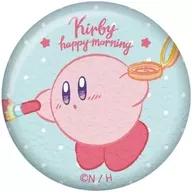 Makego (Kirby) "Kirby's Dream Land Kirby Happy Morning Fabric Style metal badge"
