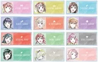 12 kinds set "Love Live! Nijigasaki Gakuen School idol Club Trading Ani-Art Acrylic Name Plate"