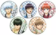 5-Type Set "metal badge GINTAMA 02. Ekiben ver. Illustration"