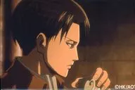 042. Sargento Rivai Ackerman (taza de té / horizontal) Sargento Rivai Hyakkei metal badge "Ataque a los Titanes"