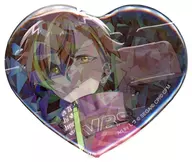 Akito Shinonome Sparkling Big Heart Shaped metal badge "Music Video" Vol. 3 "プロジェクトセカイ Colorful Stage! feat. Hatsune Miku"