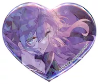 Asahina Mafuyu Sparkling Big Heart Shaped metal badge "Music Video" Vol. 4 "プロジェクトセカイ Colorful Stage! feat. Hatsune Miku"