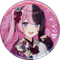 Tachibana Hina no Kinga Ano Novo 2024 Can Badge "Virtual YouTuber Buispopo!"