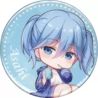 甘神朝姫(ナイトウェア) オーロラ缶バッジ 「DMMスクラッチ! 甘神さんちの縁結び ケモ耳スタイル＆ナイトウェア」 E-7賞