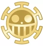 Trafalgar Low Pirata Flag Gold Pins Vol. 3 "ONE PIECE"
