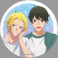 平野大河＆鍵浦昭(等身) 描き下ろしイラスト 缶バッジ 「eeoくじ 映画 佐々木と宮野-卒業編-」 E賞