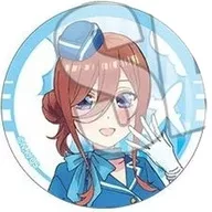 Miku Nakano (FIVE AIRLINE) "Kyarato KUJI 5th anniversary commemorative TV special anime The Quintessential Quintuplets 〜 Five Memories 〜 vol. 3 Kyarato KUJI mini metal badge Ver. Blind metal badge "