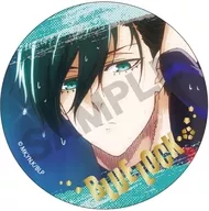 Hishi Rin "Blue Rock Trading estampado en caliente metal badge"